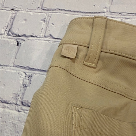 Lululemon ABC Warpstreme Slim Stretch Men’s Size 32 Khaki Performance LM5AD95 - Picture 5 of 14